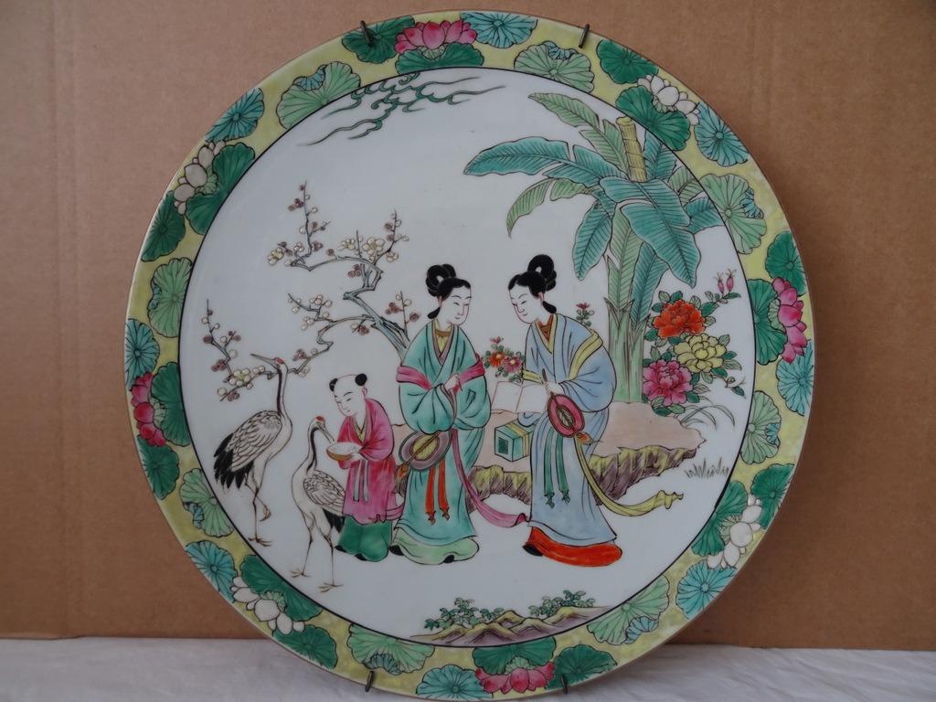 Antieke Japanse schaal Japan antieke grote Japanse schaal, Antiek en Kunst, Ophalen of Verzenden