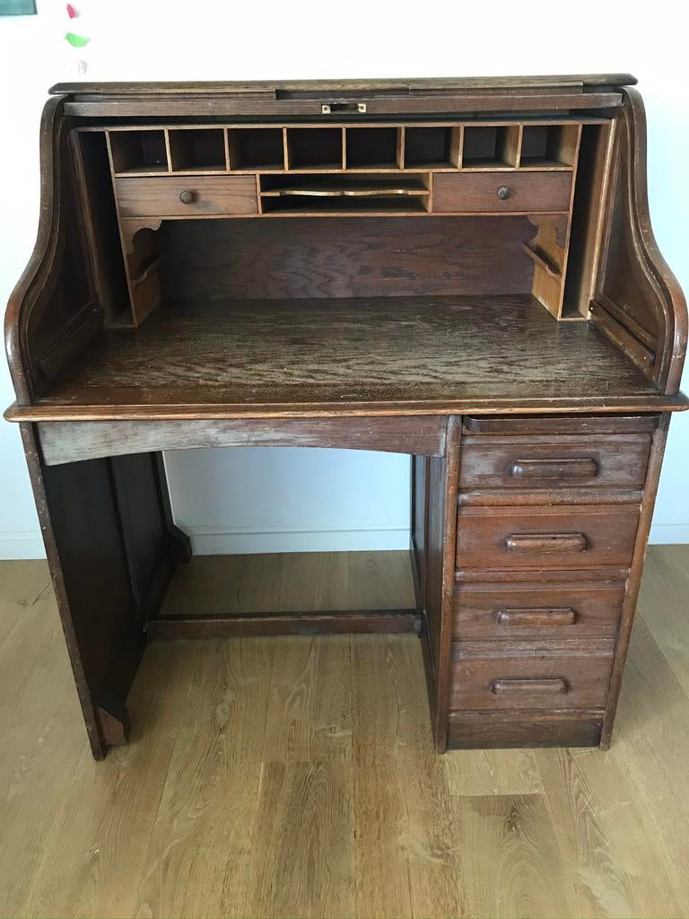 Vintage bureau, Huis en Inrichting, Ophalen, Zo goed als nieuw, Vintage