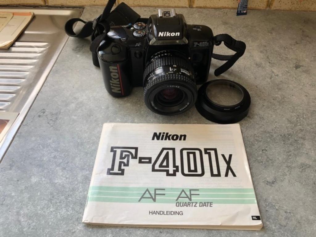 Nikon F-401X fototoestel & 35-70 mm lens, Enlèvement ou Envoi, Utilisé, Nikon