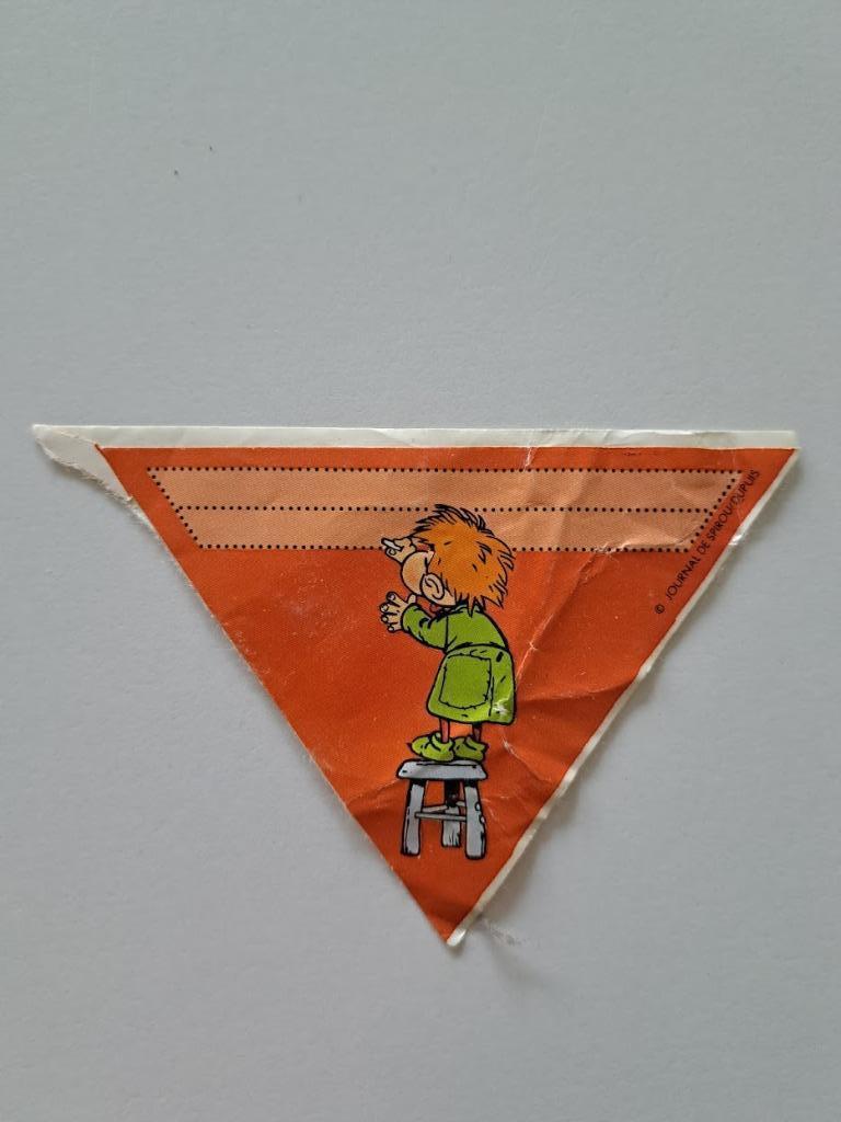 Autocollant vintage - Spirou Journal - Dupuis, Collections, Enlèvement ou Envoi, Utilisé, Bande dessinée ou Dessin animé