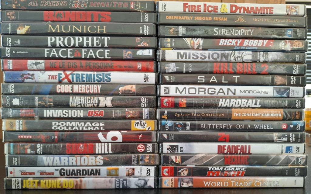 Action Movies Dvd's New & Sealed - 1,50€, Vanaf 12 jaar, Ophalen of Verzenden, Nieuw in verpakking, Actie