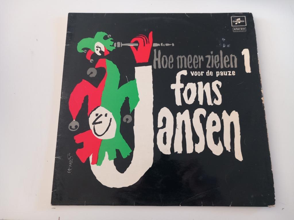 Vinyl LP Fons Jansen Hoe meer zielen 1 Humor comédie comedy, Enlèvement ou Envoi, 12 pouces