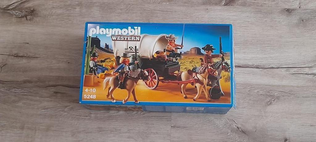 PLAYMOBIL Western Goudtransport met overvallers, Enlèvement, Utilisé