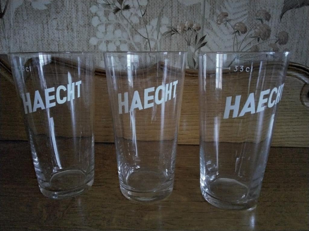 HAECHT - Verres à bière, Collections, Enlèvement, Comme neuf