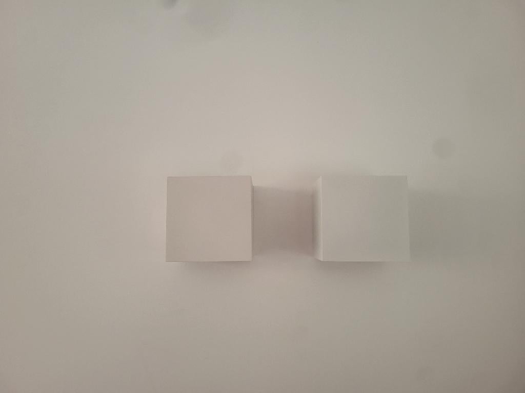 Luminaire mural Beam Vdge carré blanc 2 pièces, Enlèvement, Utilisé, Métal
