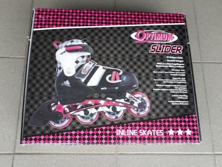 Optimum inlineskates slider maat 29-32, Ophalen, Verstelbaar, Kinderen, Zo goed als nieuw