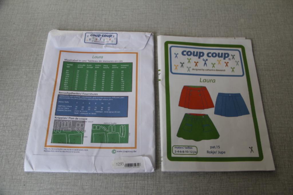 Patron de couture # 15  jupes 2 à 12 ans Coup Coup, Autres marques, Enlèvement ou Envoi, Autres types, Comme neuf