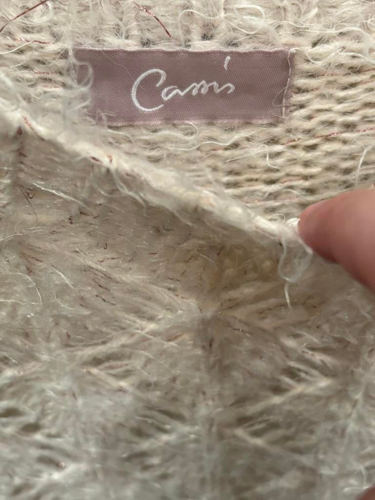 Pull écru à fil cuivré de la marque Cassis (40)., Vêtements | Femmes, Pulls & Gilets, Neuf, Taille 38/40 (M), Cassis, Enlèvement