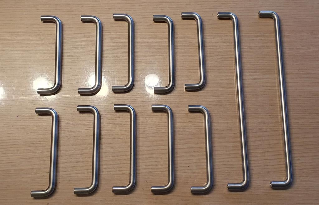 Handgrepen kast,  roestvrij geborsteld, Huis en Inrichting, Kasten | Overige, Ophalen of Verzenden