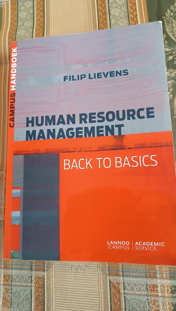 Human Resource Management, Boeken, Ophalen of Verzenden, Gelezen, Management, Filip Lievens