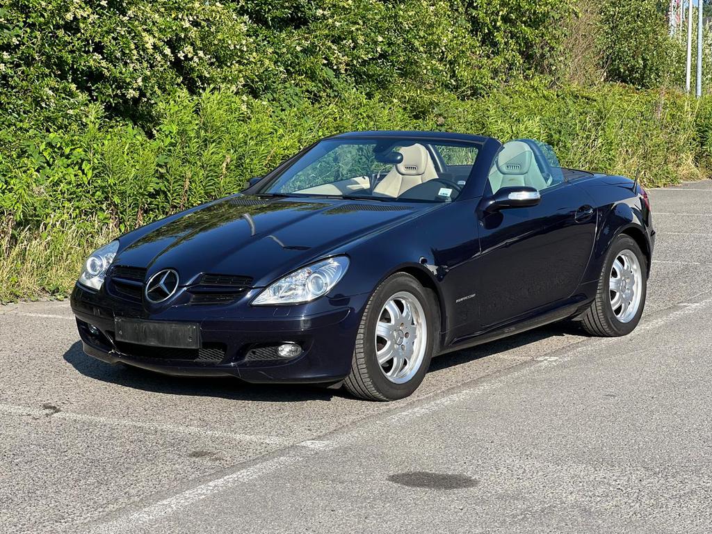mercedes slk 200 kompressor, Auto's, Mercedes-Benz, Voorwielaandrijving, Beige, 4 cilinders, Cabriolet