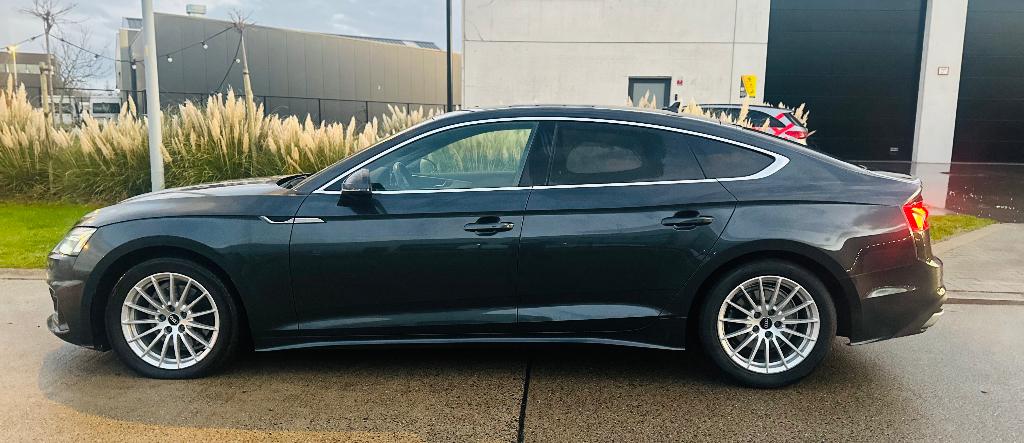 Audi A5 35TFSi/benzine/facelift/2021/S-tronic, Auto's, Audi, Automaat, Zwart, Leder, 5 deurs