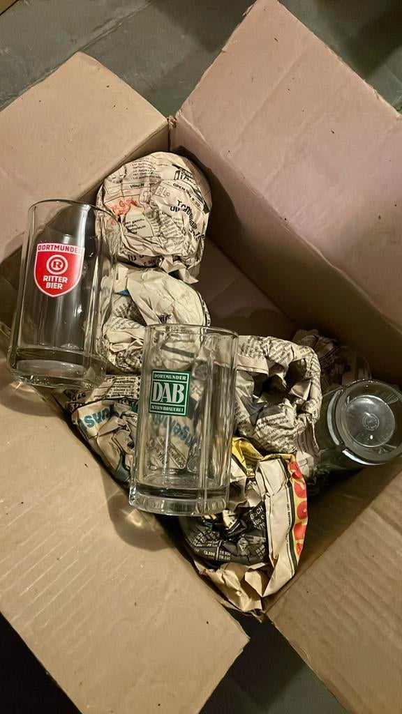 Dortmunder bierglazen, Enlèvement