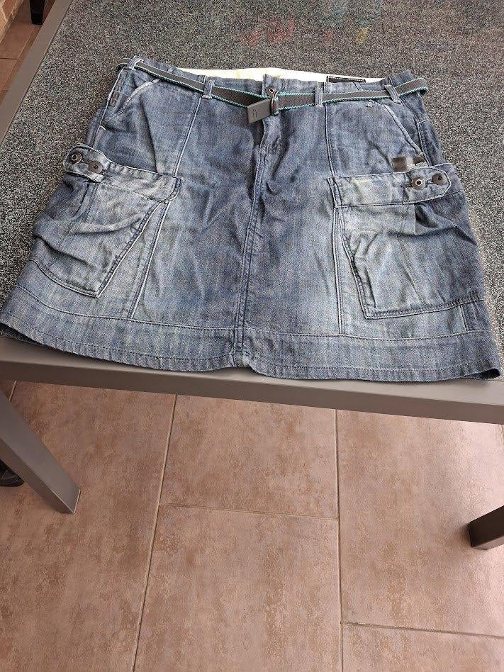 Damesrok G-Star Raw. Met riem.Zo goed als nieuw.Kleur: blauw, Kleding | Dames, Maat 38/40 (M), Blauw, Ophalen of Verzenden, Zo goed als nieuw