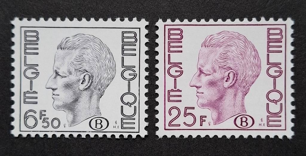 Belgique : COB S74/75 ** Elström 1976, Sans timbre, Neuf, Enlèvement ou Envoi, Non oblitéré