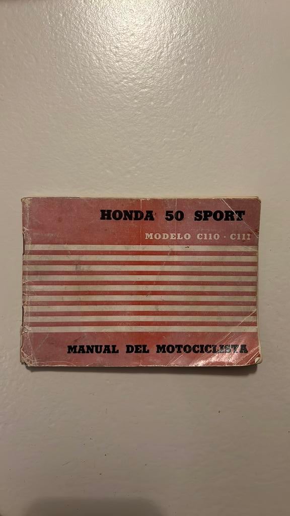 Honda 50 Sport Manual (Spaans) - Model C110 & C111, Motoren, Ophalen, Honda