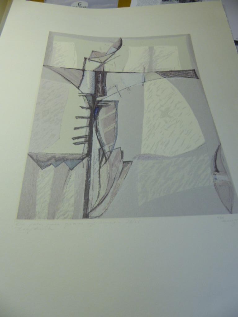 SCHEIR, Jan, sérigraphie, The pale grass off home, 1991, Enlèvement ou Envoi