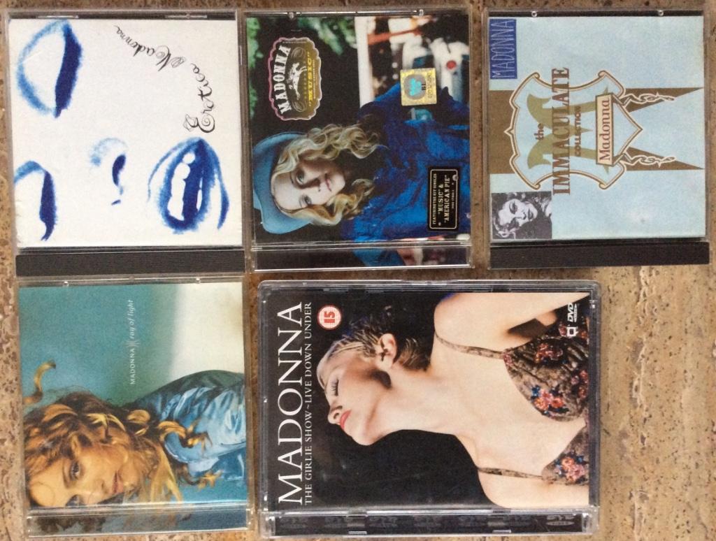 Madonna,  verzameling 4CD's -  1DVD prijs  *Terug* verlaagd, Ophalen of Verzenden, Zo goed als nieuw