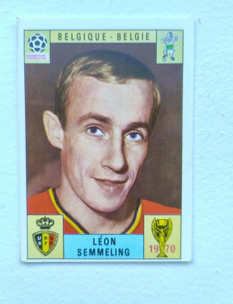 Panini Mexico 70: Belgium - Léon Semmeling, Ophalen of Verzenden, Zo goed als nieuw