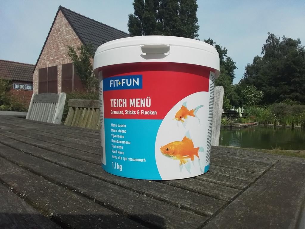 FIT+FUN. Vijvermenu Volledig diervoeder voor siervissen, Ophalen of Verzenden