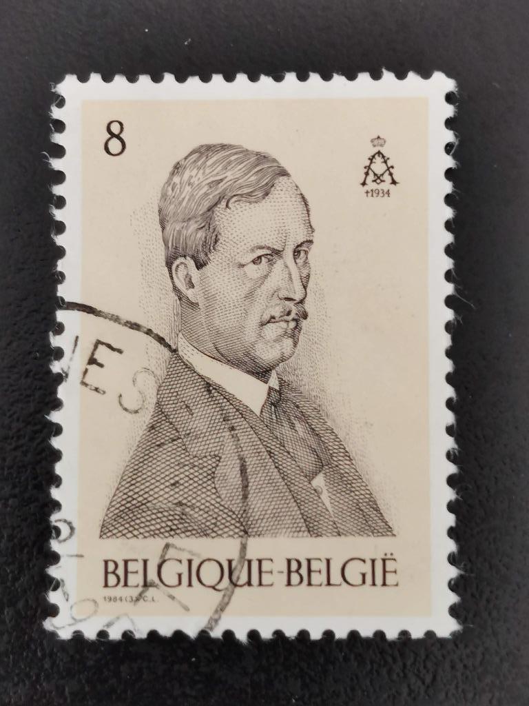 Belgique 1984 - 50 ans de la mort du roi Albert Ier, Enlèvement ou Envoi, Affranchi, Maison royale