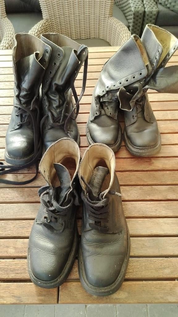 combats, Ophalen, Gedragen, Zwart, Boots