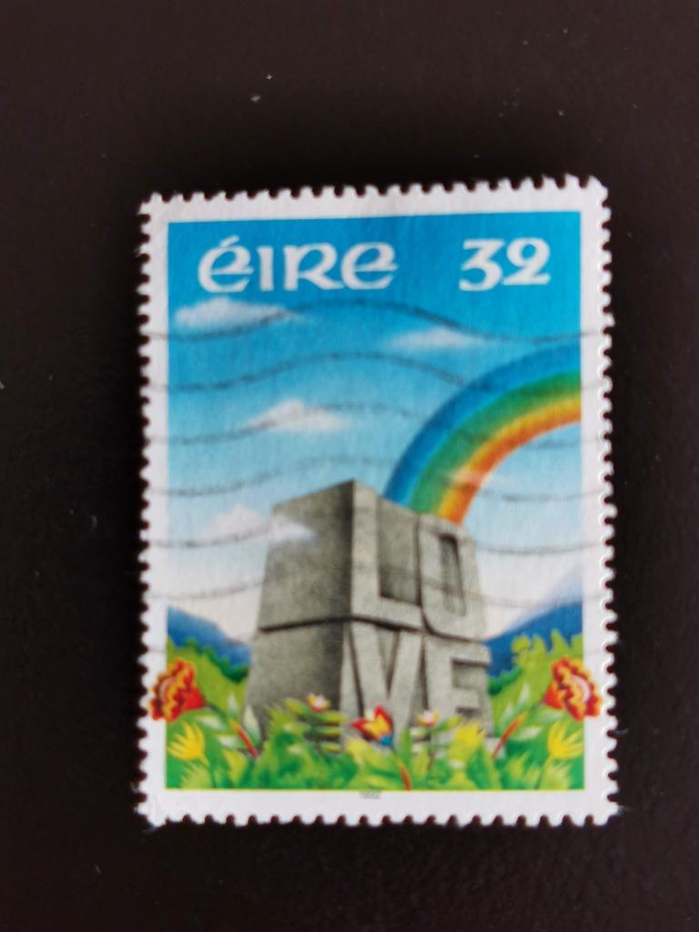 Irlande 1992 - Saint-Valentin - Amour - arc-en-ciel, Enlèvement ou Envoi, Irlande, Affranchi