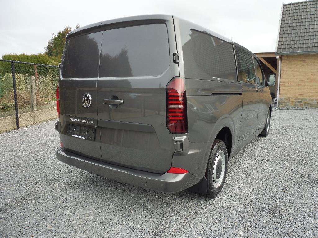 Vw T7 Transporter2.0TDI-L2-Dubbelcabine-DSG-170p, Auto's, Automaat, 4 cilinders, Bruin, Volkswagen