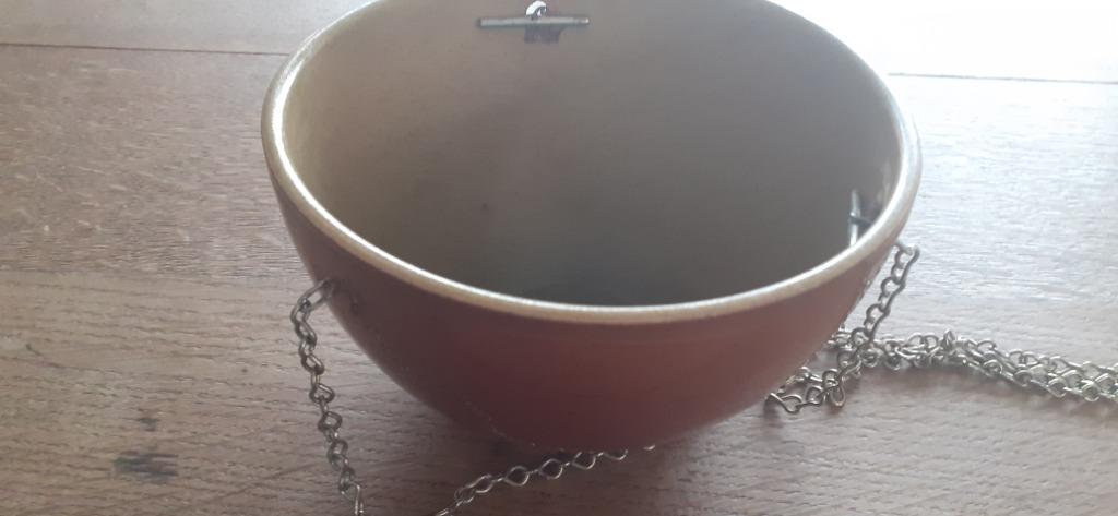 Pot de fleurs suspendu, Enlèvement ou Envoi, Moins de 25 cm, Utilisé, Moins de 40 cm