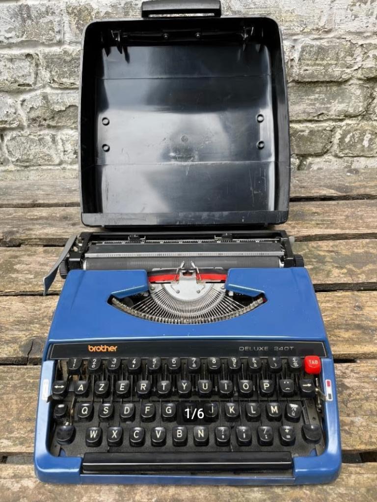 retro brother typemachine, Diversen, Typemachines, Ophalen, Gebruikt