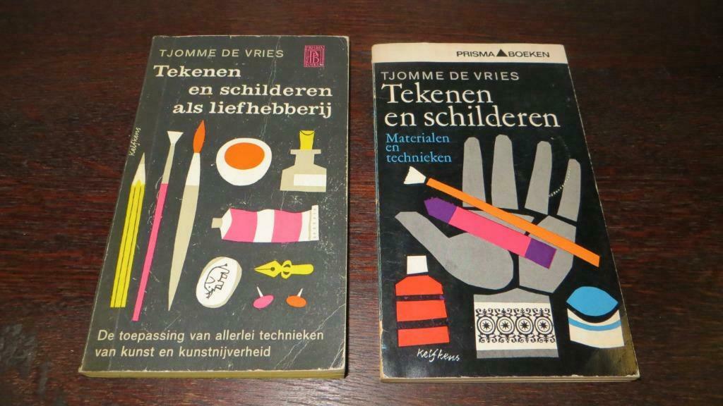 TEKENEN EN SCHILDEREN door TJOMME DE VRIES 1965, Tjomme De Vries, Ophalen of Verzenden, Zo goed als nieuw, Tekenen en Schilderen
