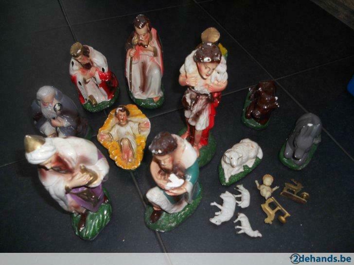- Kleine kerstfiguurtjes -, Ophalen of Verzenden, Gebruikt