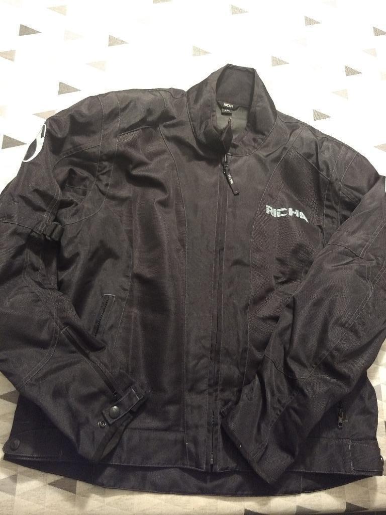 Motorvest airflow Richa zwart 3XL, Motoren, Ophalen, Jas | textiel, Heren, Richa