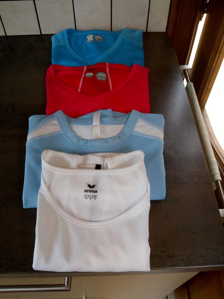 Sport tops dames, Ophalen of Verzenden, Gedragen, Maat 42/44 (L), Blauw