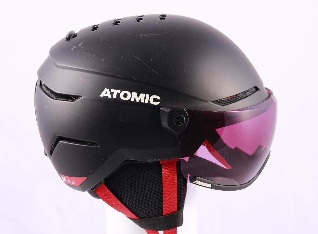 55 56 58 59 cm ski snowboard helm ATOMIC SAVOR VISOR ALL, Sport en Fitness, Gebruikt, Ophalen of Verzenden, Carve, Atomic