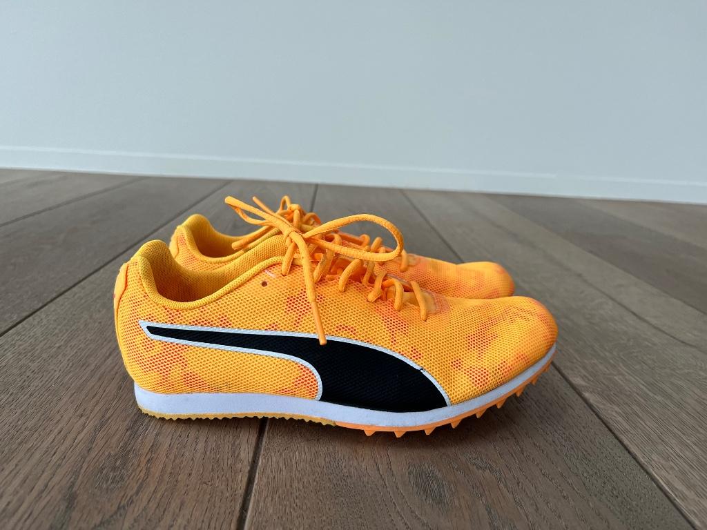 Puma evoSPEED star 8 kids spikes atletiek maat 35,5, Sport en Fitness, Ophalen of Verzenden, Zo goed als nieuw, Spikes