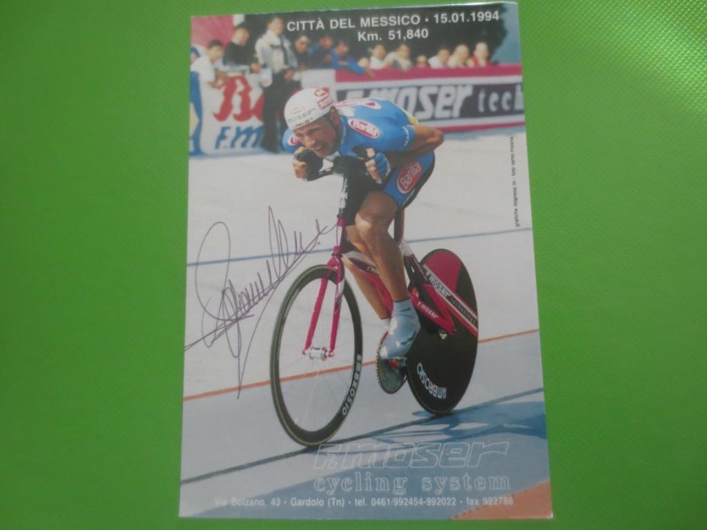 wielerkaart 1994  mexico francesco moser signe, Verzenden, Zo goed als nieuw