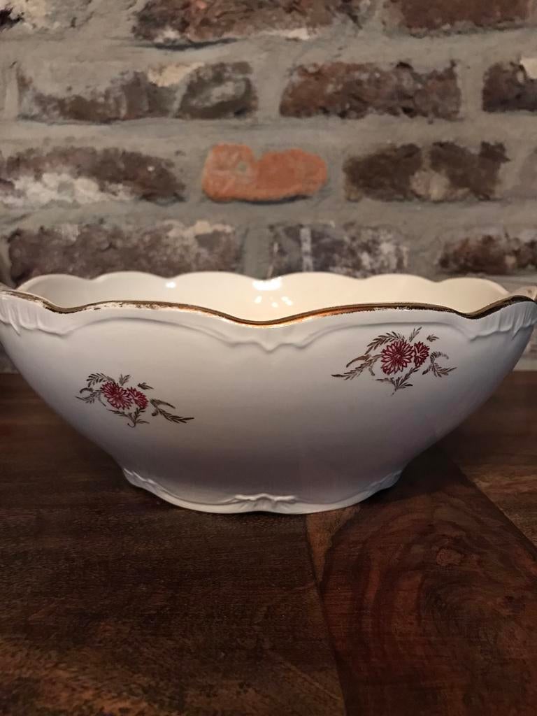 Antieke slakom Boch,  doorsnede 26сm., Ophalen of Verzenden
