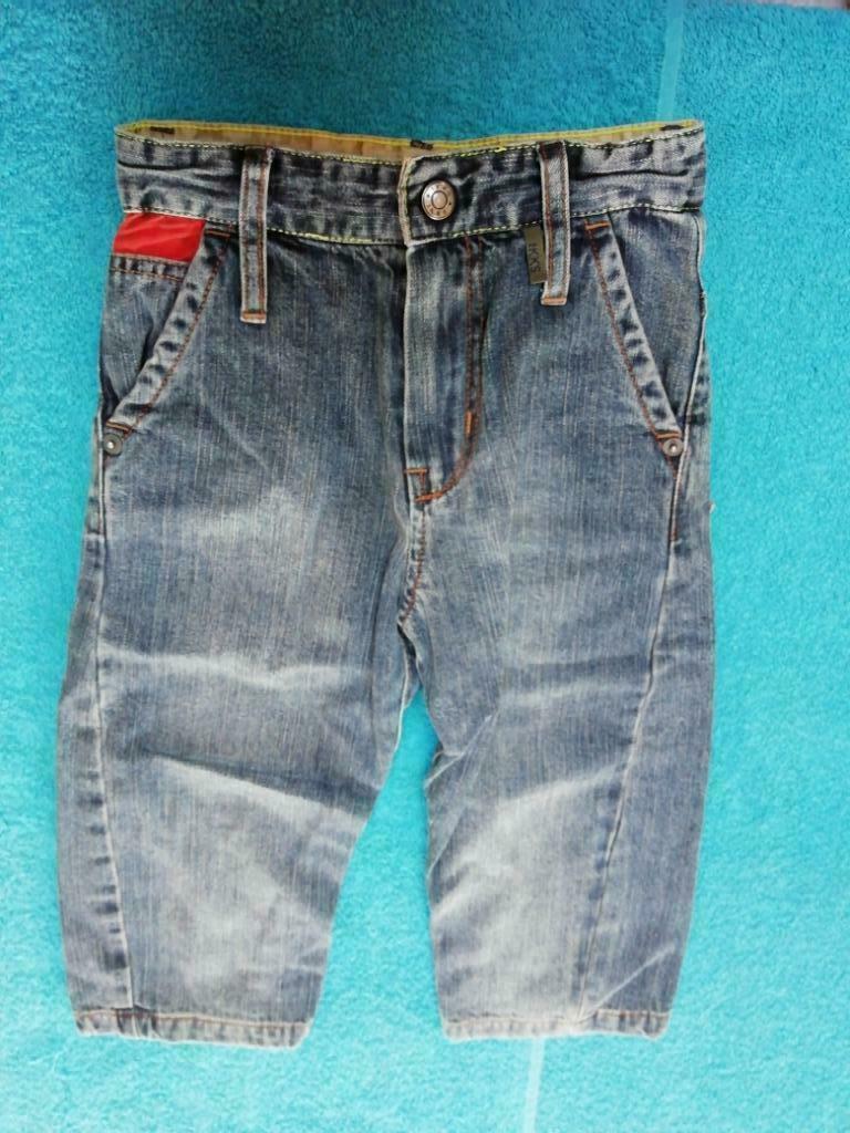 Jeansbroekje IKKS maat 86, Gebruikt, Broekje, IKKS, Ophalen of Verzenden