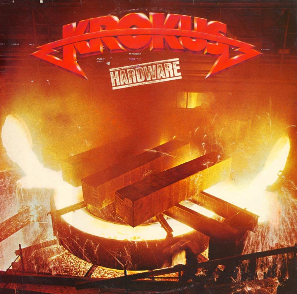 LP Krokus – Hardware - Original de 1981, Enlèvement ou Envoi, Comme neuf