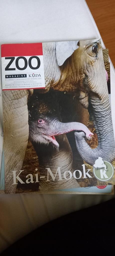 3 tijdschriften Zoo Antwerpen Kai-Mook, Ophalen of Verzenden, Zo goed als nieuw