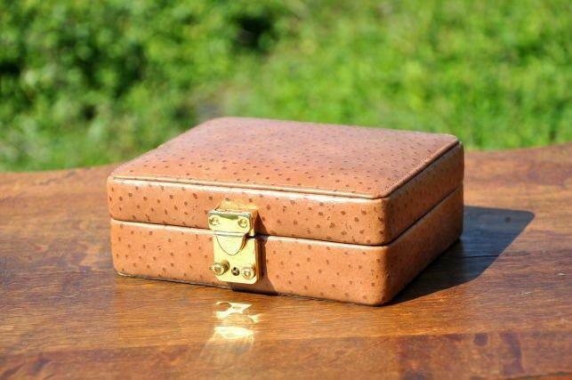 coffret a bijoux avec miroir en skai, Enlèvement ou Envoi, Utilisé