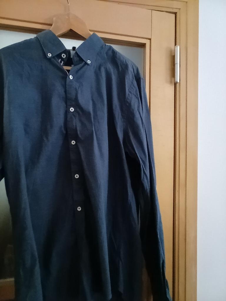 Chemise homme bleu Zara Large,, Enlèvement, Bleu, Zara Man