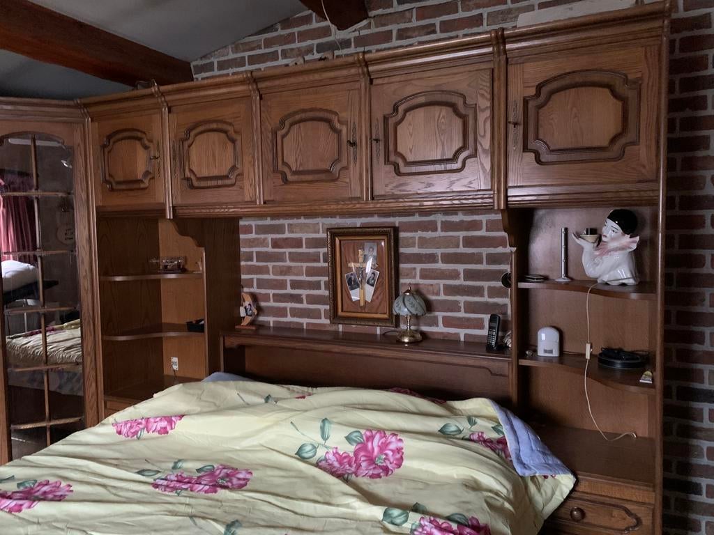 Slaapkamer, Huis en Inrichting, Slaapkamer | Complete slaapkamers, Ophalen, Gebruikt, Tweepersoons, Vintage