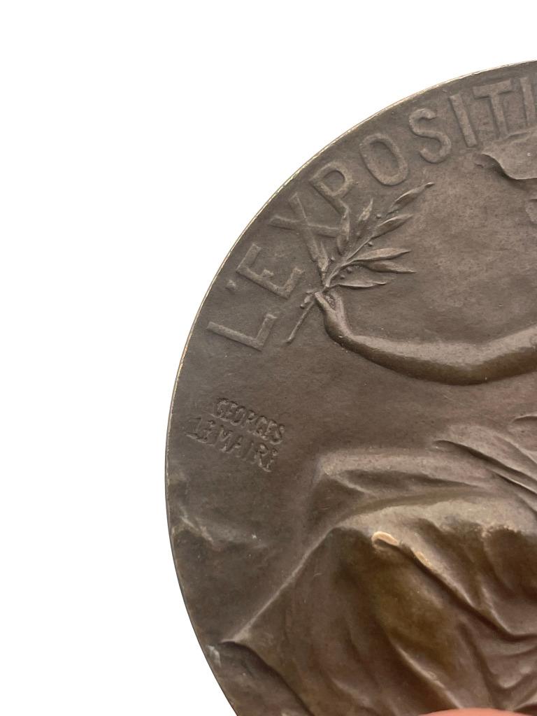 Médaille bronze Exposition Universelle Paris 1900 – Lemaire, Timbres & Monnaies, Pièces & Médailles, Enlèvement ou Envoi, Bronze