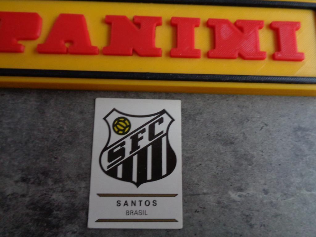 PANINI VOETBAL STICKER reeks FOOTBALL CLUBS ANNO 1975 SANTOS, Verzenden, Sticker