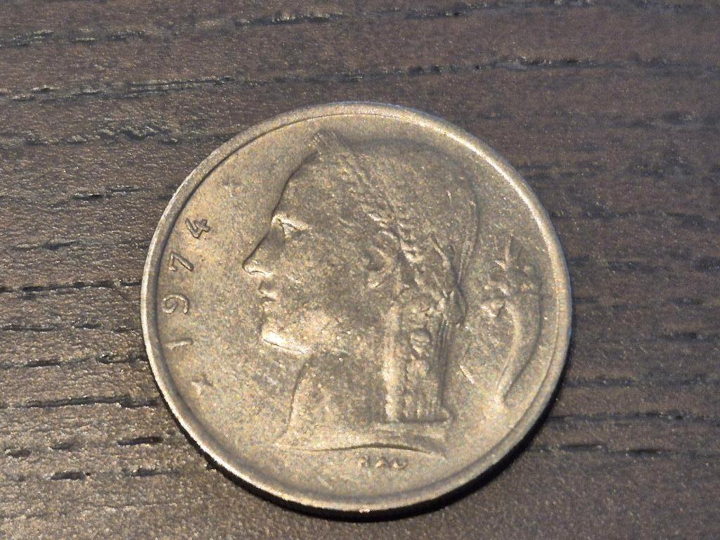 Monnaie belge 1974 1 franc, Enlèvement ou Envoi
