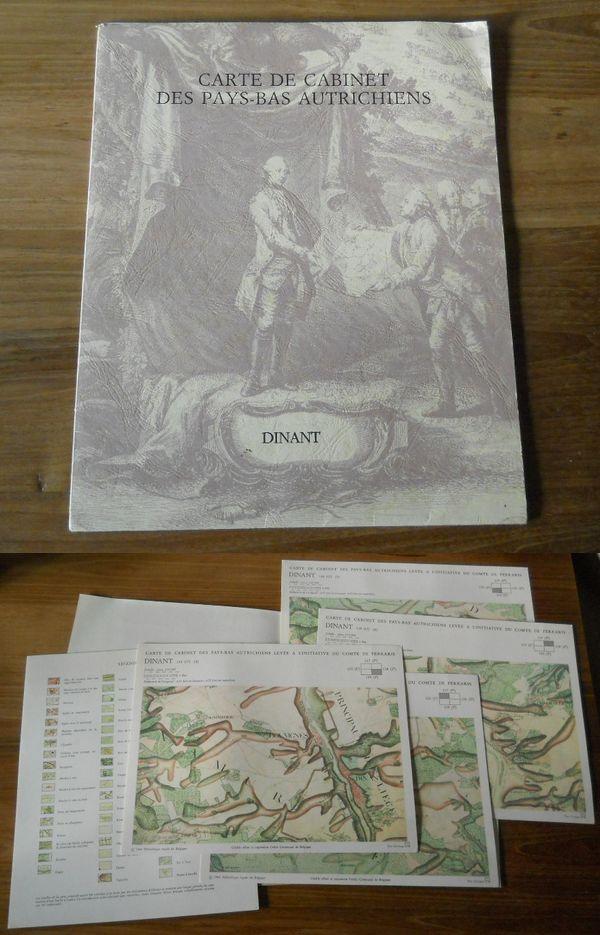 Carte de Ferraris de la région de Dinant  (reproduction), Enlèvement ou Envoi, Utilisé, Belgique