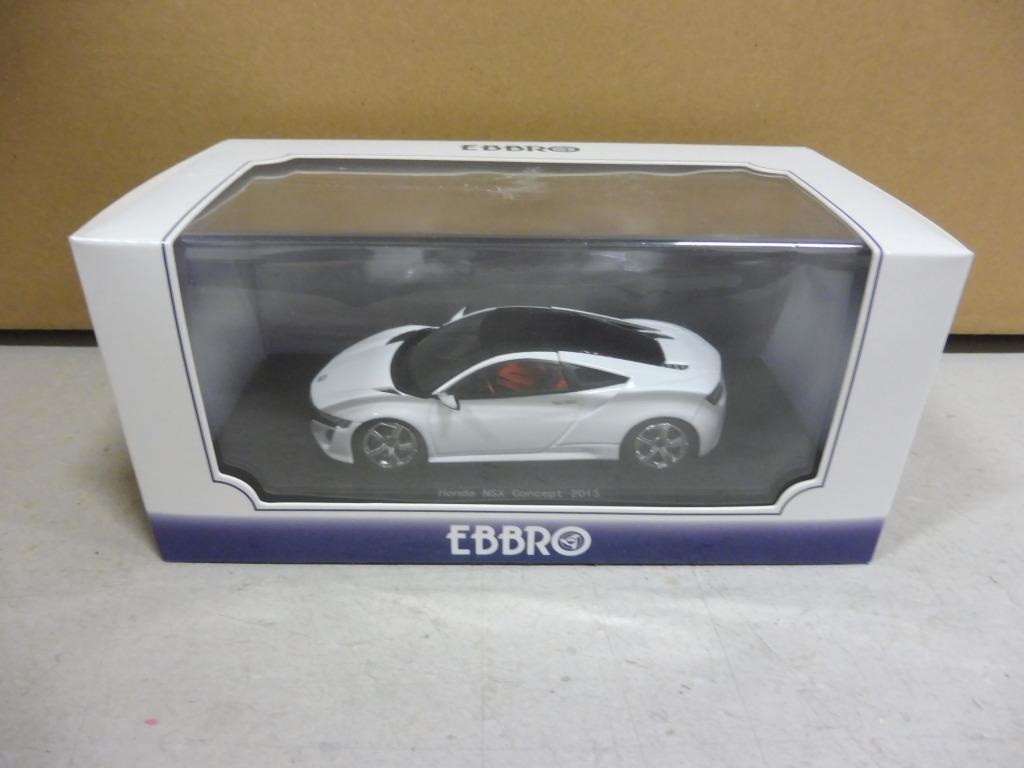 1:43 Ebbro 45317 Honda NSX Concept 2013 white, Hobby en Vrije tijd, Ophalen of Verzenden, Zo goed als nieuw, Auto