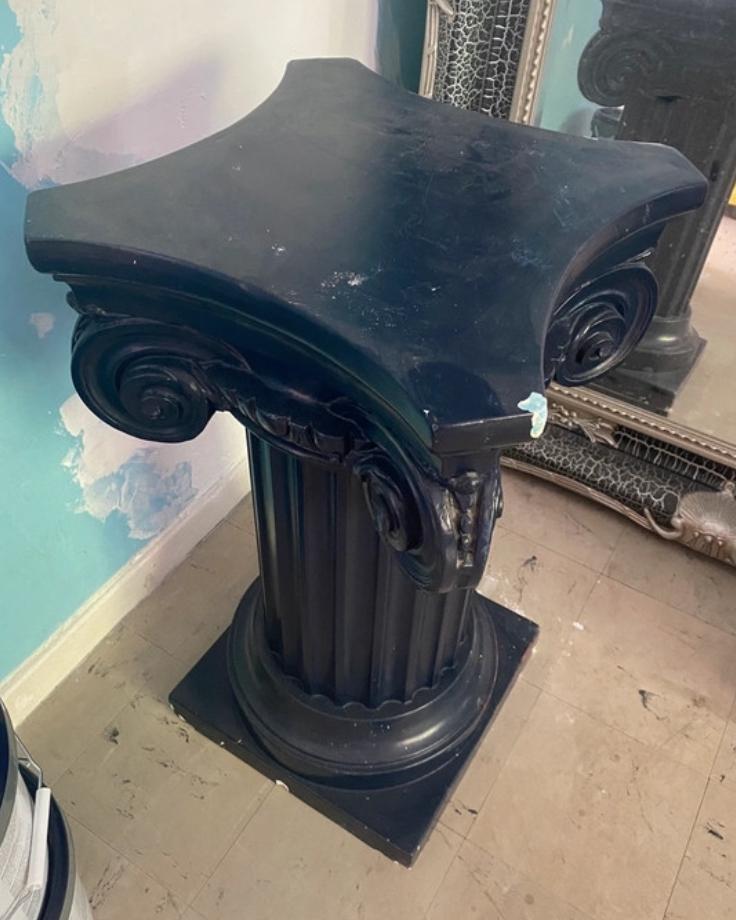 Colonne décorative, Enlèvement, Utilisé